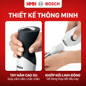 Máy Xay Sinh Tố Cầm Tay Bosch HMH.MS61A4110 800W